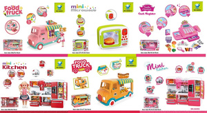 Food Truck,Mini Kitchen,Cash Register Toy